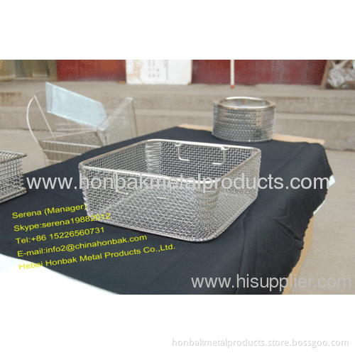 Stainless Steel Wire Washing Basket